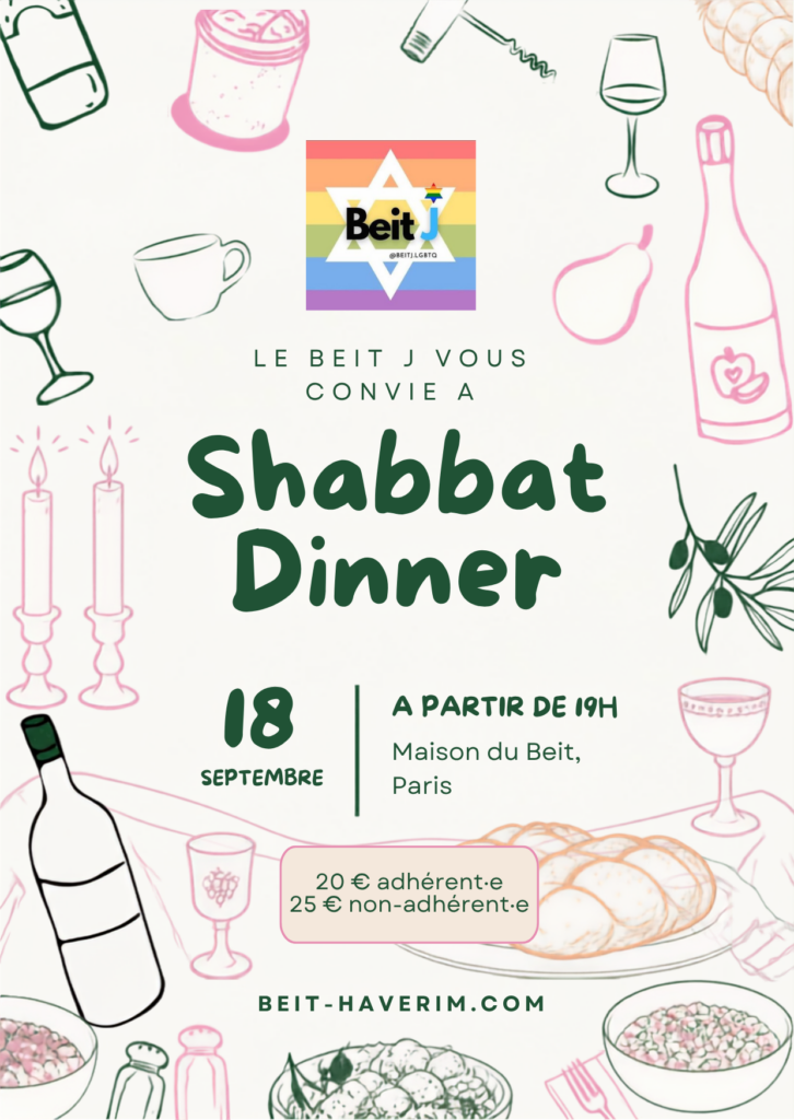 🕯️ SHABBAT BEIT J 🌈✨